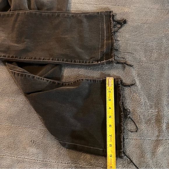 Judy Blue Jeans High Rise Boot Cut Size 9/29 Black Button/zip Fly Raw Hem Black - Picture 14 of 16